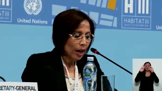Item 11- Adoption of the final outcome of the Conference, Habitat III, 8th plenary meeting