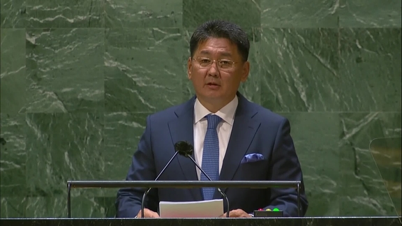 Mongolia - President Addresses General Debate, 76th Session