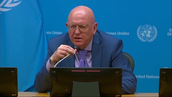 Press Conference: Vassily Nebenzia, Permanent Representative of the Russian Federation and President of the Security Council for the month of October on the programme of work of the Security Council in October 2025