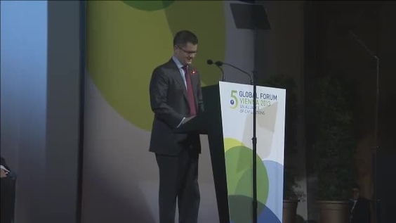 Vuk Jeremic (President of UN General Assembly), UNAOC, 5th Global Forum, Vienna 2013 - Official opening