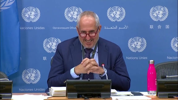 Afghanistan, Noble Peace Prize & other topics- Daily Press Briefing | United Nations UN Audiovisual Library - Vimarsana News