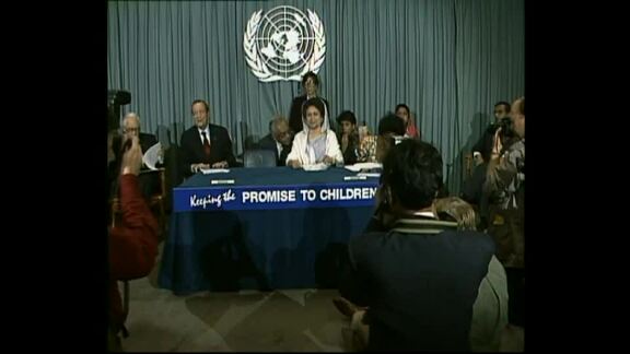Prime Minister of Bangladesh, President of Nicaragua, and Executive Director of UNICEF Brief Press