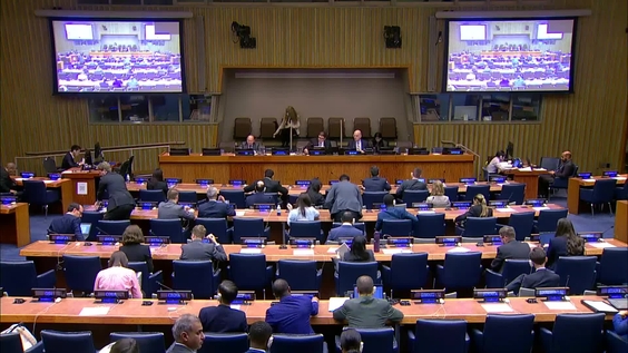 First Committee, 5th plenary meeting - General Assembly, 78th session