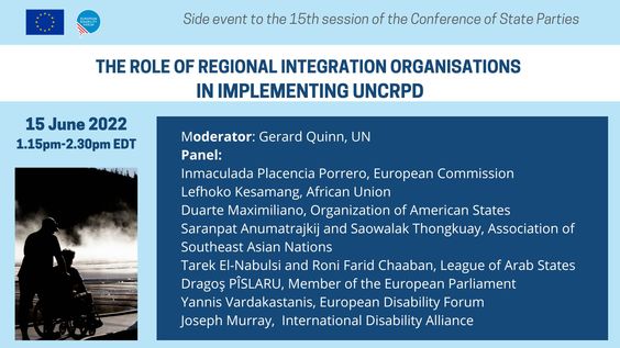 The role of regional integration organisations in implementing UNCRPD