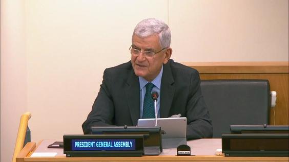 Volkan Bozkir (Presidente de la Asamblea General) en la Segunda Comisión, Cuarta Reunión - Asamblea General, 75º período de sesiones