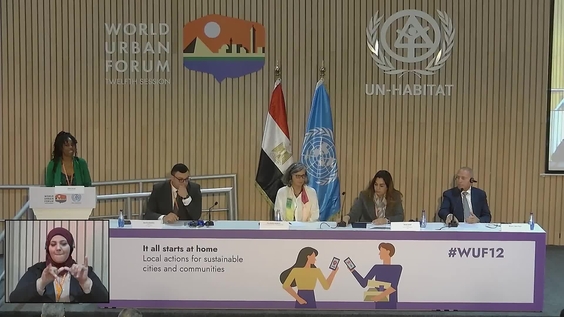 Closing Press Conference (World Urban Forum 12th Session)