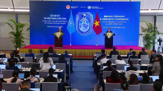 Press Conference - Signing Ceremony – UN Convention against Cybercrime