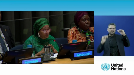 Amina J. Mohammed (Deputy Secretary-General) on Generation Equality Midpoint Moment (SDG Action Weekend, Acceleration Day, Special Sessions)