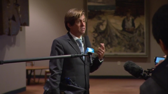 Nicolas de Rivière (France) on Non-proliferation/ DPRK - Security Council Media Stakeout.