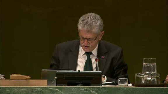Prime Minister of Solomon Islands Addresses General Assembly