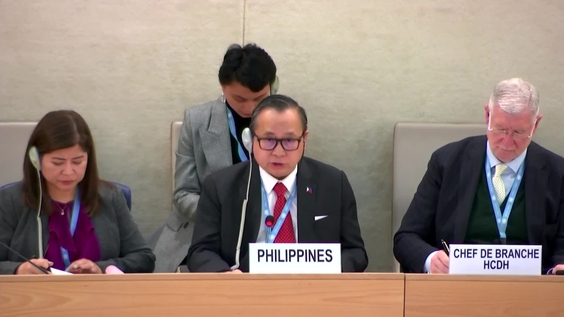 Philippines, UPR Report Consideration - 44th meeting, 52nd Regular Session of Human Rights Council