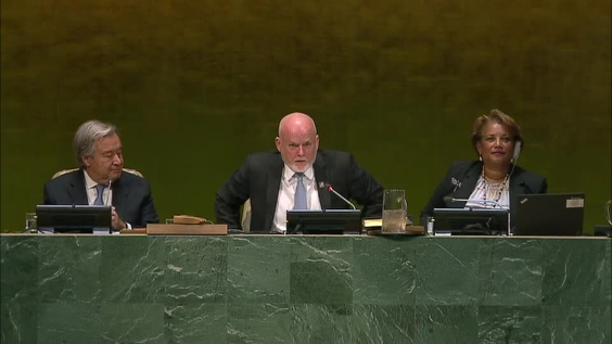 彼得·汤姆森（联合国大会第71届会议主席）在联合国大会第71届会议闭幕式上致辞 - 联合国大会第71届会议第98次全体会议