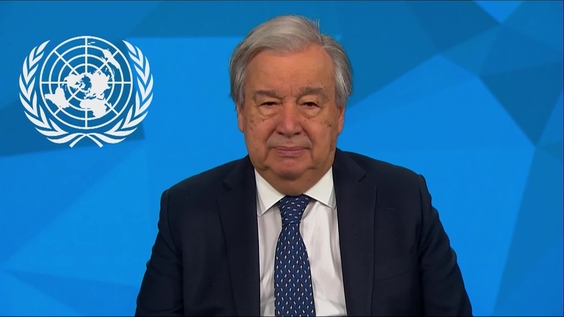 António Guterres (Secretario General) con motivo del Día Internacional de Cero Desechos 2025