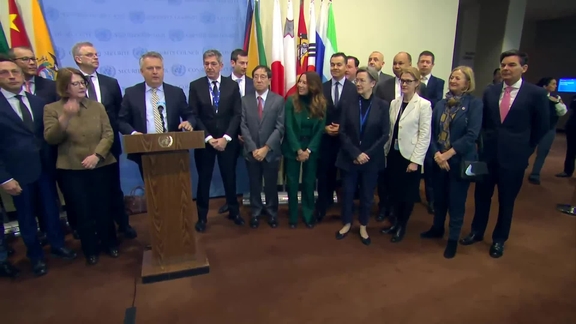 Sergiy Kyslytsya (Ukraine) on Russia and Ukraine - Security Council Media Stakeout