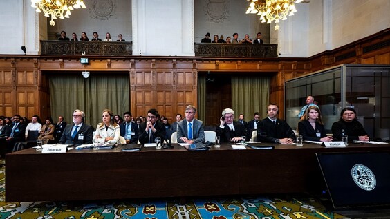 THE HAGUE – The International Court of Justice (ICJ) holds public hearings in the case Mexico v. Ecuador - oral argument of Ecuador