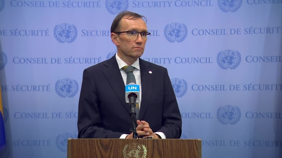 Espen Barth Eide (Norway) on the Middle East, including the Palestinian question - Security Council Media Stakeout