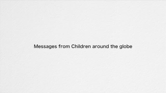 Message from children from around the globe