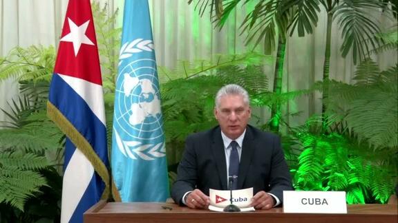 Cuba - President Addresses General Debate, 75th Session