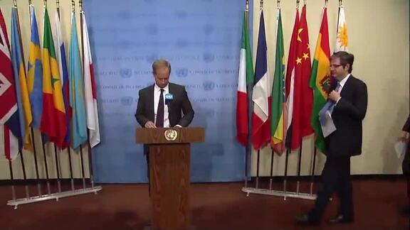 European Union Representatives Brief Press on Situation in Middle East