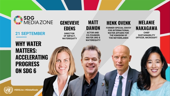 Why water matters: accelerating progress on SDG 6 - SDG Media Zone at the 78th Session of the UN General Assembly