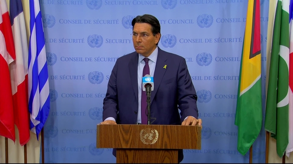 Media Stakeout: Ambassador Danny Danon (Israel)