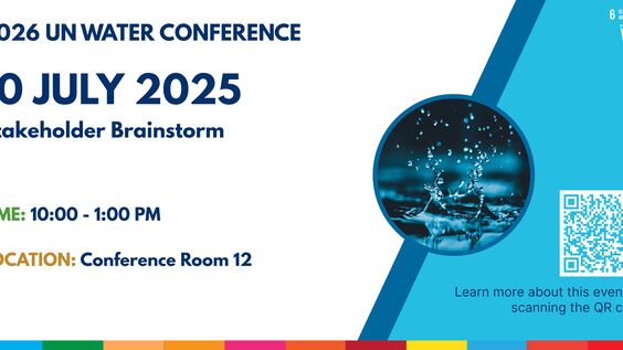 2026 United Nations Water Conference, Stakeholder Brainstorm