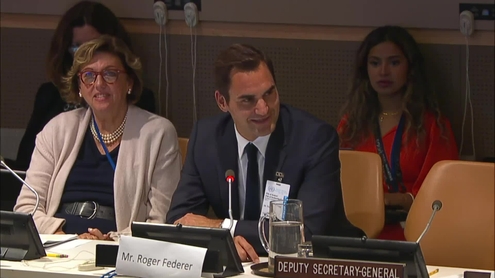 Roger Federer on Investing in Education Systems for Sustainable Development and Children's Wellbeing