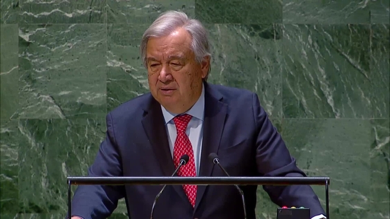 António Guterres (Secrétaire général) à l&#039;occasion de Journée internationale de lutte contre l&#039;islamophobie 2024