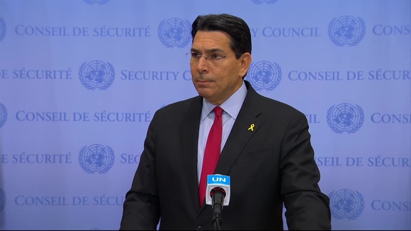 Danny Danon (Israel) on IPC report, Gaza, Iran & other topics - Security Council Media Stakeout