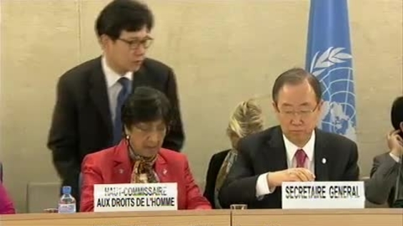 Baudelaire Ndong Ella, High-Level Segment - 1st Meeting, 25th Regular Session Human Rights Council