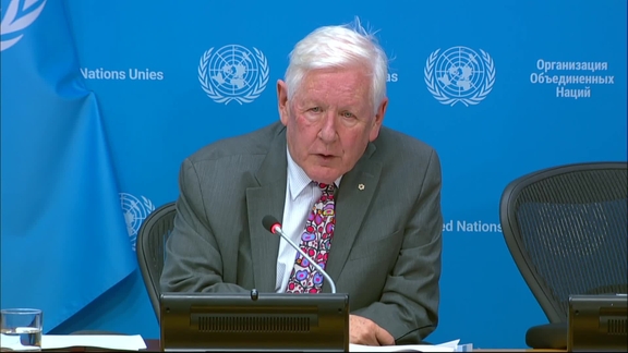 Press Briefing: Bob Rae (ECOSOC) on the importance of the High-level Political Forum 2025
