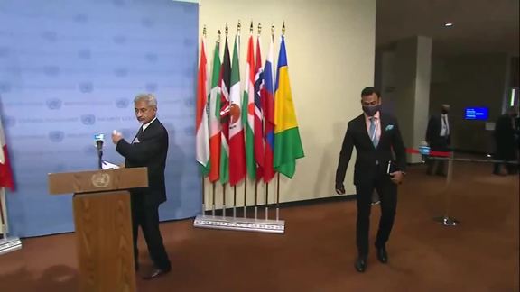 Dr. S Subrahmanyam Jaishankar (India) on Threats to International Peace and Security caused by Terrorist Acts - Security Council Stakeout