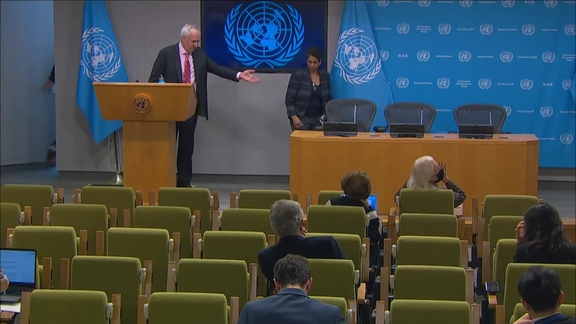 Kanni Wignaraja (UNDP Assistant Secretary-General and Director of the Regional Bureau for Asia and the Pacific) and Stephen Rodriques (UNDP Resident Representative in Afghanistan) on the situation in Afghanistan - Press Conference