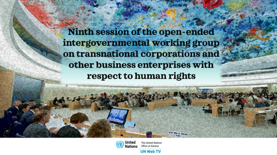 10th Meeting, 9th Session of Open-ended Intergovernmental Working Group on Transnational Corporations