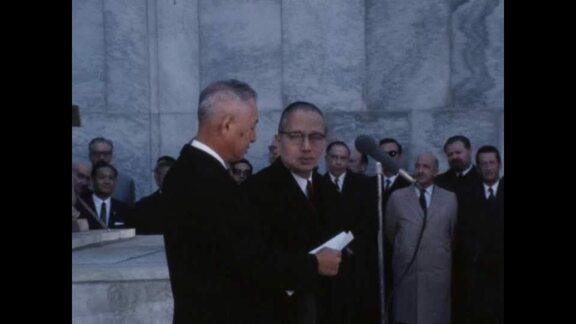 Ceremony at Japanese Peace Bell