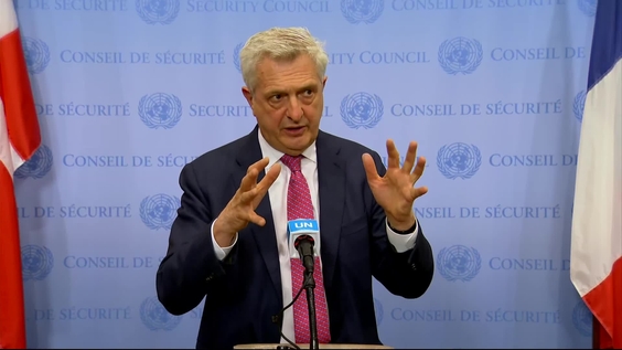 Filippo Grandi (UNHCR) on UNHCR fundings & other topics - Security Council Media Stakeout