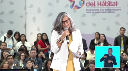 Anacláudia Marinheiro Centeno Rossbach (UN-Habitat) on the Opening of World Habitat Day 2024 (Querétaro, Mexico)