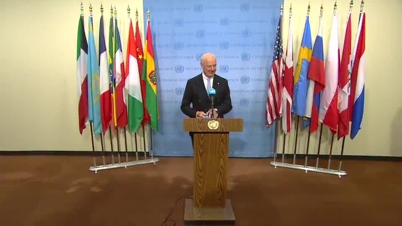 Special Envoy for Syria Briefs Press