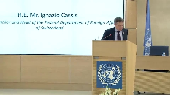 Switzerland, High-Level Segment - 1st Meeting, 40th Regular Session Human Rights Council   