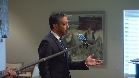 Taher El-Sonni (Libya) on the situation in Libya - Security Council Media Stakeout