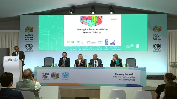 ONE UN - Housing Resilience as an Urban Systems Challenge (WUF13)