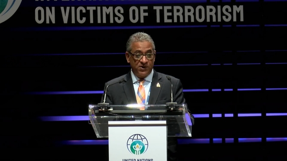 Day 2 - Welcome by MC - International Conference on Victims of Terrorism