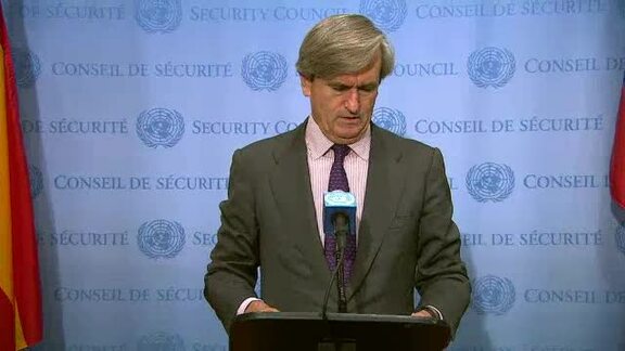 Security Council President Briefs Press on Darfur and Burundi
