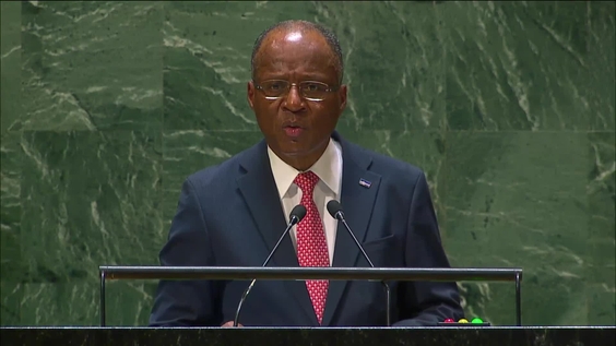 Cabo Verde - Prime Minister Addresses General Debate, 77th Session