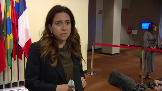 Lana Zaki Nusseibeh (UAE) on Sudan and South Sudan - Security Council Media Stakeout