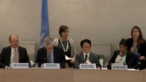 A/HRC/24/L.19 Vote Item:10 - 37th Meeting 24th Regular Session Human Rights Council