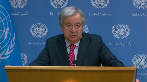 Press Briefing: António Guterres (UN Secretary-General) on record temperatures