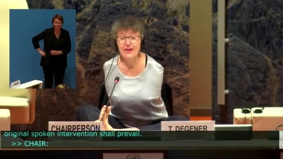 General Comment on Article 19 - 355th Meeting 18th Session Committee on Rights of Persons with Disabilities