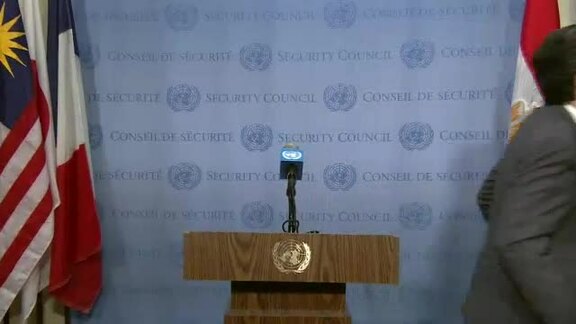 Security Council President Briefs Press on Yemen