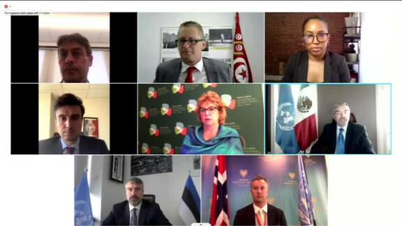 Juan Ramón de la Fuente (Mexico) on International Criminal Court (ICC) Libya - Security Council Media Stakeout (17 May 2021)